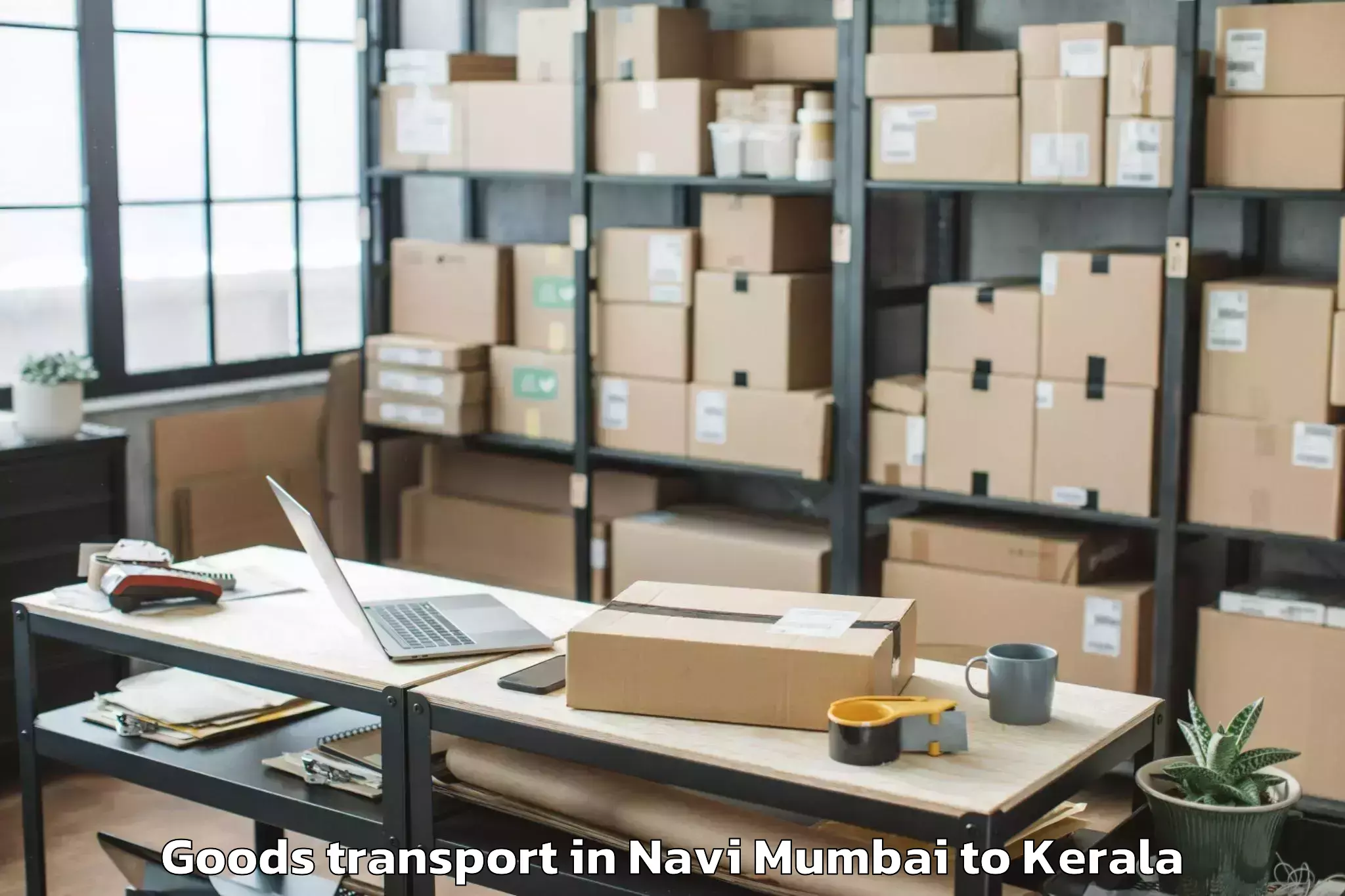 Book Navi Mumbai to Kozhenchery Goods Transport